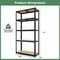 Costway 5 Tier Adjustable Garage Shelving Unit with 2000 lbs Max Load for Warehouse Black/Grey/Blue/Silver